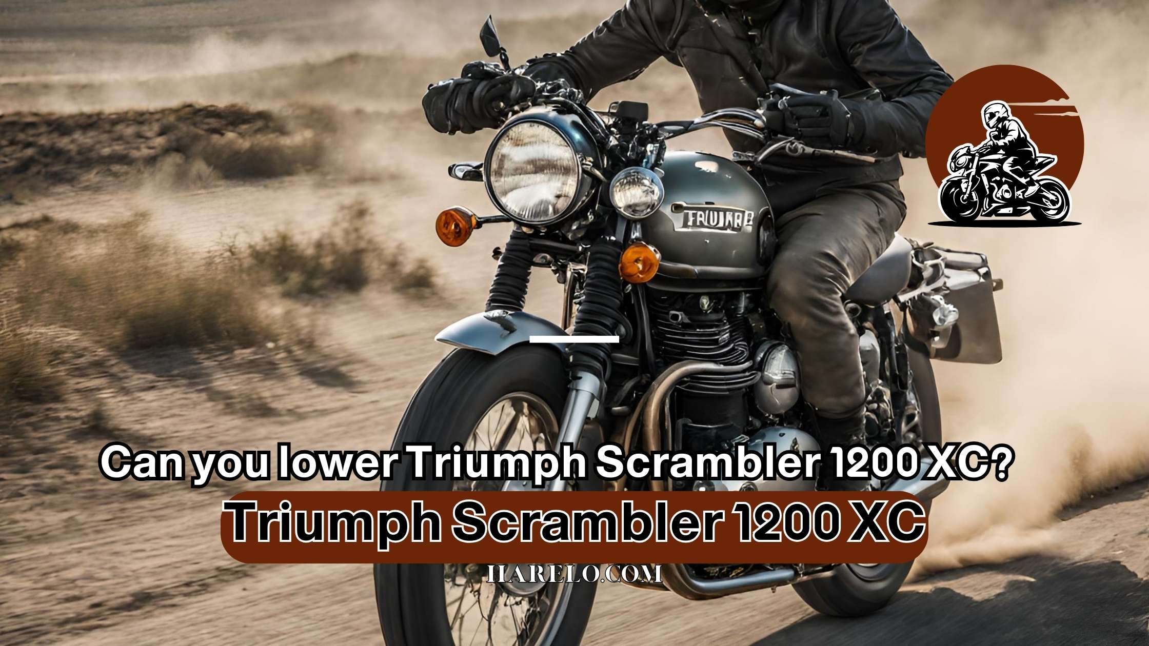 Can you lower Triumph Scrambler 1200 XC